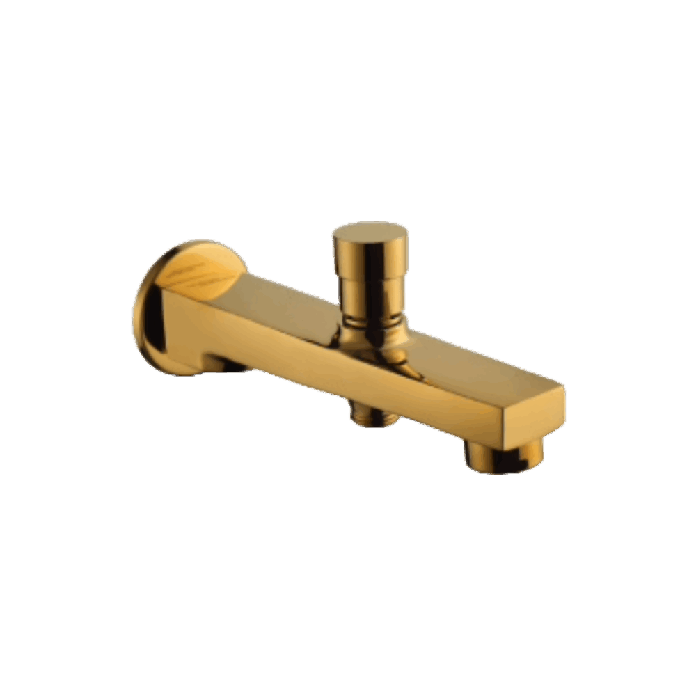 BATHTUB SPOUT WITH TIP-TON IN GOLD
