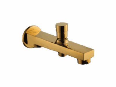 BATHTUB SPOUT WITH TIP-TON IN GOLD