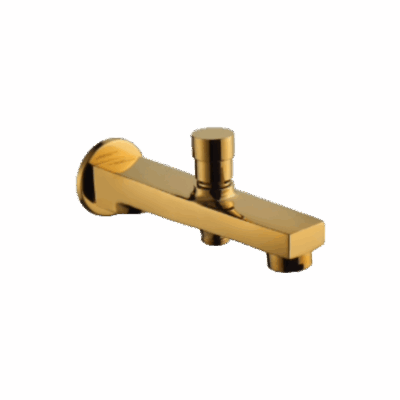BATHTUB SPOUT WITH TIP-TON IN GOLD