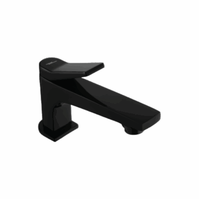 PILLAR COCK IN CHROME BLACK