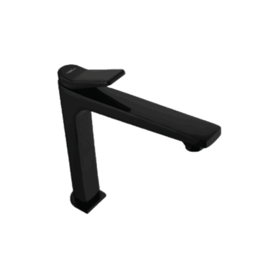 PILLAR COCK TAP TALL IN CHROME BLACK