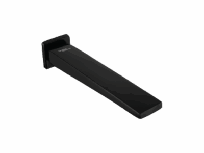 BATHTUB SPOUT IN CHROME BLACK