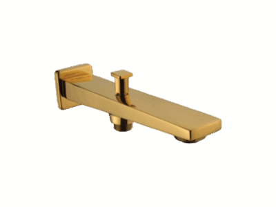 BATHTUB SPOUT WITH TIP-TON IN GOLD