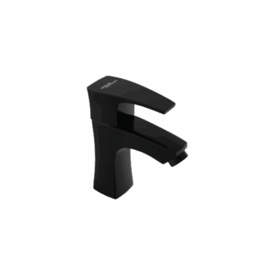 PILLAR COCK IN CHROME BLACK