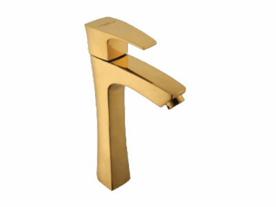 PILLAR COCK TALL TAP IN GOLD
