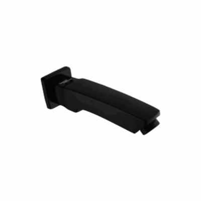 BATHTUB SPOUT IN CHROME BLACK