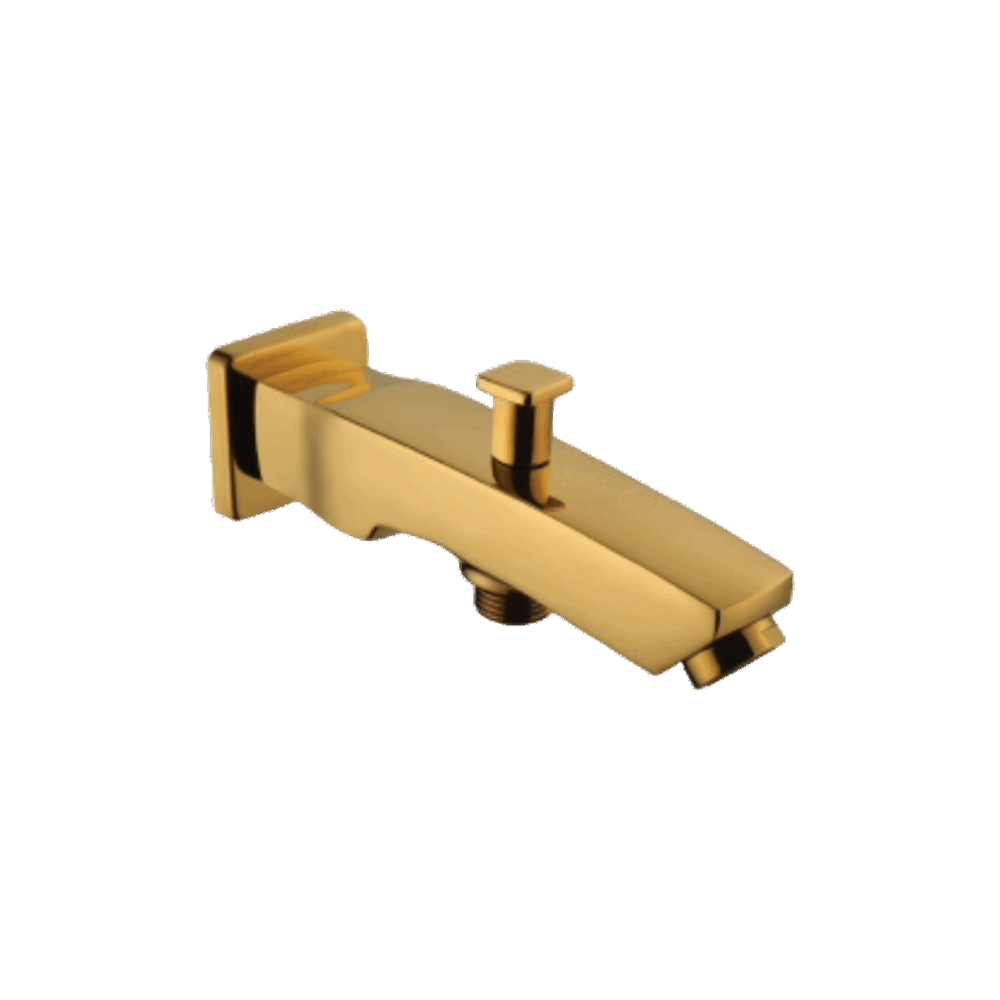 BATHTUB SPOUT WITH TIP-TON IN GOLD