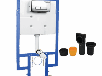 CONCEALED CISTERN NEO FULL FRAME & DRAIN SET - QF
