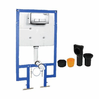 CONCEALED CISTERN NEO FULL FRAME & DRAIN SET - QF