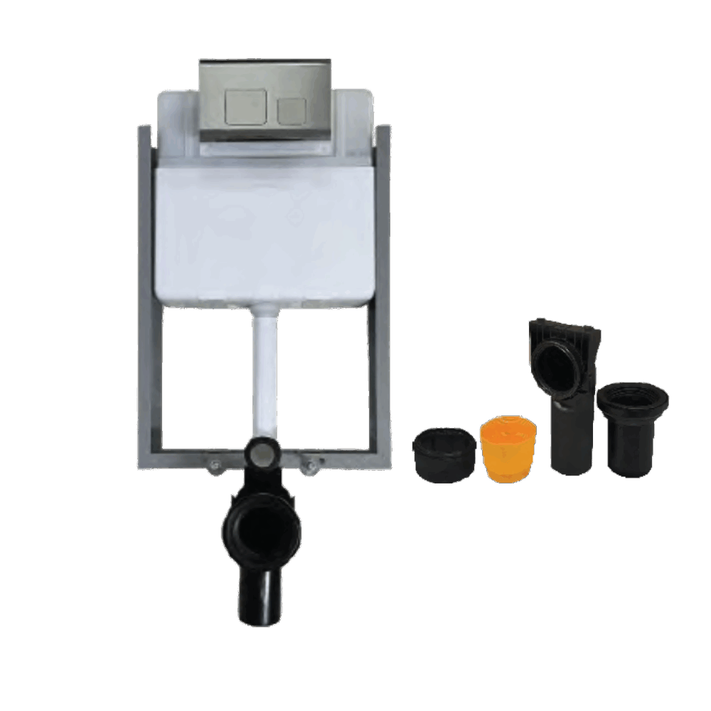 CONCEALED CISTERN NEO HALF FRAME & DRAIN SET - QF