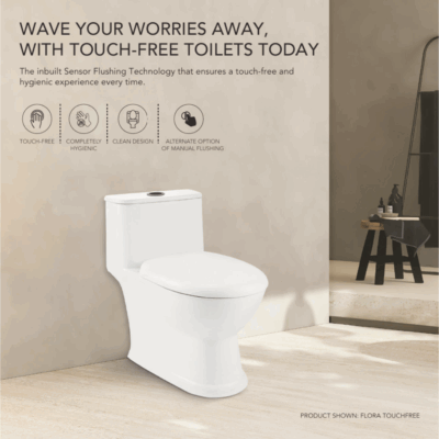 Flora Touch-Free Water Closet S-220