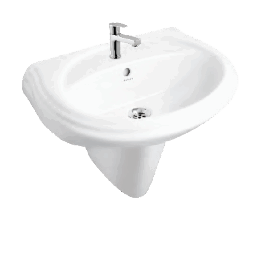 DELTA Half Pedestal Wash Basin