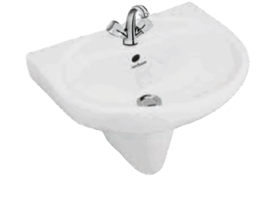 Cleo Half Pedestal Wash Basin