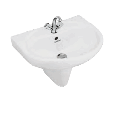 Cleo Half Pedestal Wash Basin