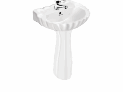 LOTUS Full Pedestal Wash Basin