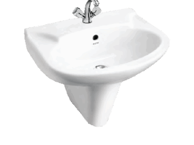 ALTO Half Pedestal Wash Basin