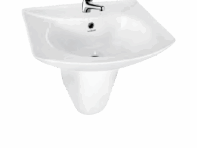 STUDIO Half Pedestal Wash Basin