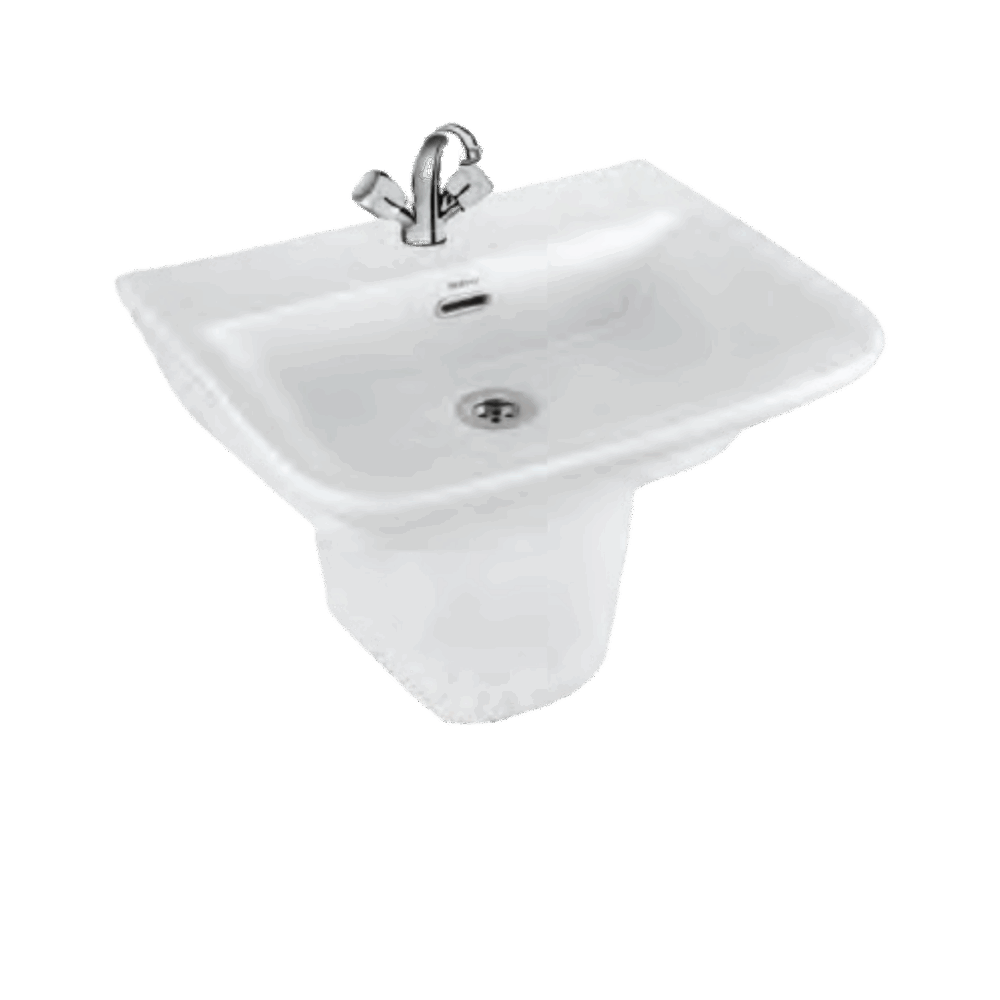 FLORA Half Pedestal Wash Basin