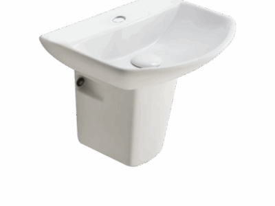 ETIOS Half Pedestal Wash Basin