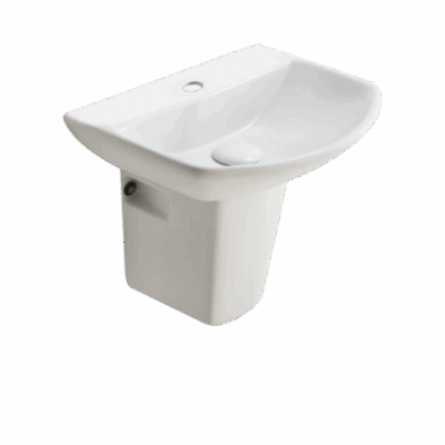 ETIOS Half Pedestal Wash Basin