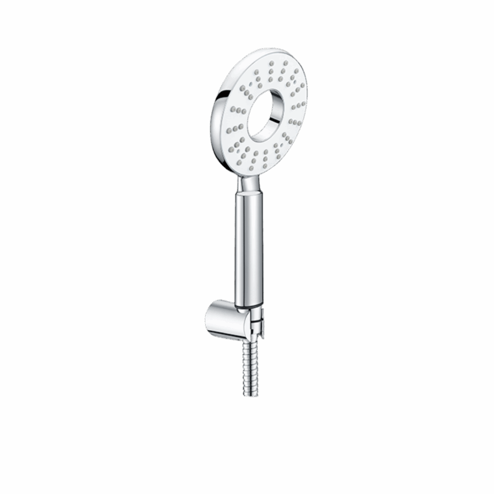 Polo White Hand Shower WT 1.5 m Hose Pipe & Hook