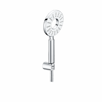 Polo White Hand Shower WT 1.5 m Hose Pipe & Hook