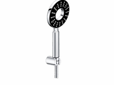 Polo Black Hand Shower with 1.5 m Hose Pipe & Hook