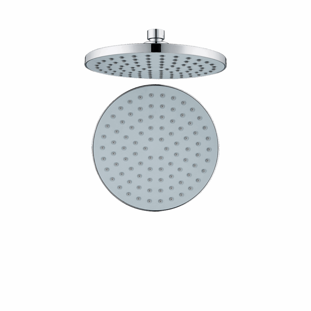 Single Flow Overhead 200 mm Shower – Grey