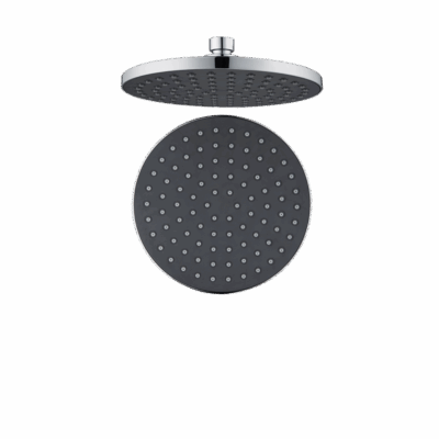 Single Flow Overhead Shower 200 mm – Dark Grey