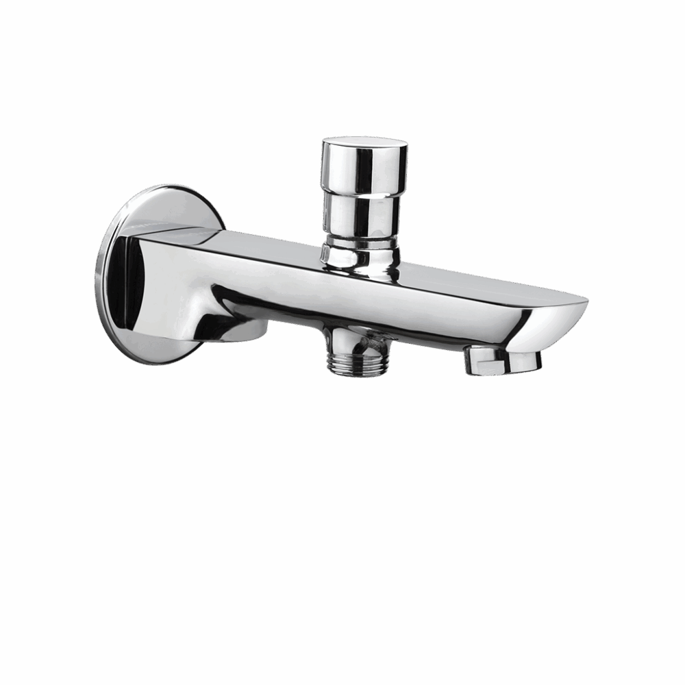 Fluid Bathtub Spout Tip Top with Flange