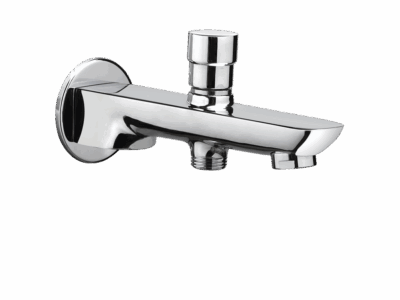 Fluid Bathtub Spout Tip Top with Flange