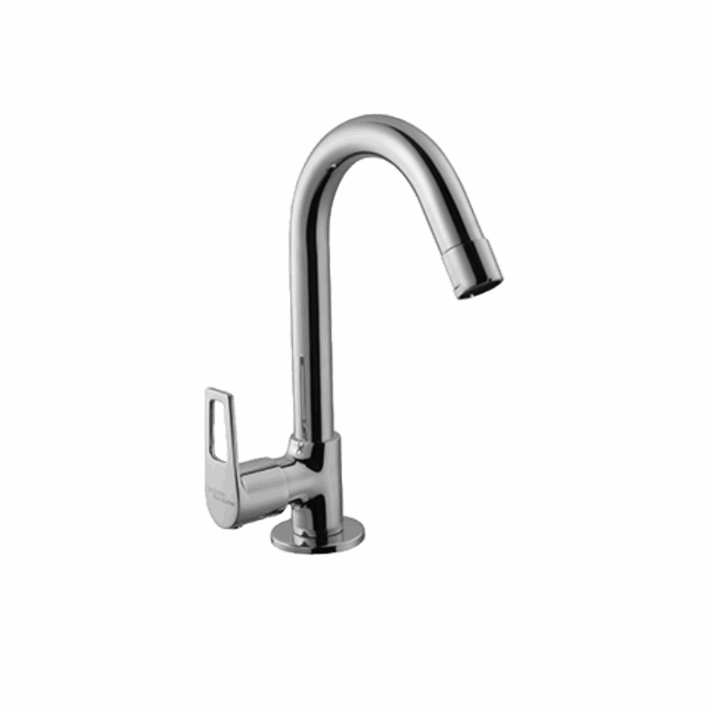 Aspiro Swan Neck Tap With Left Hand Operating Knob
