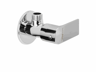 ANGULAR STOP COCK WITH WALL FLANGE