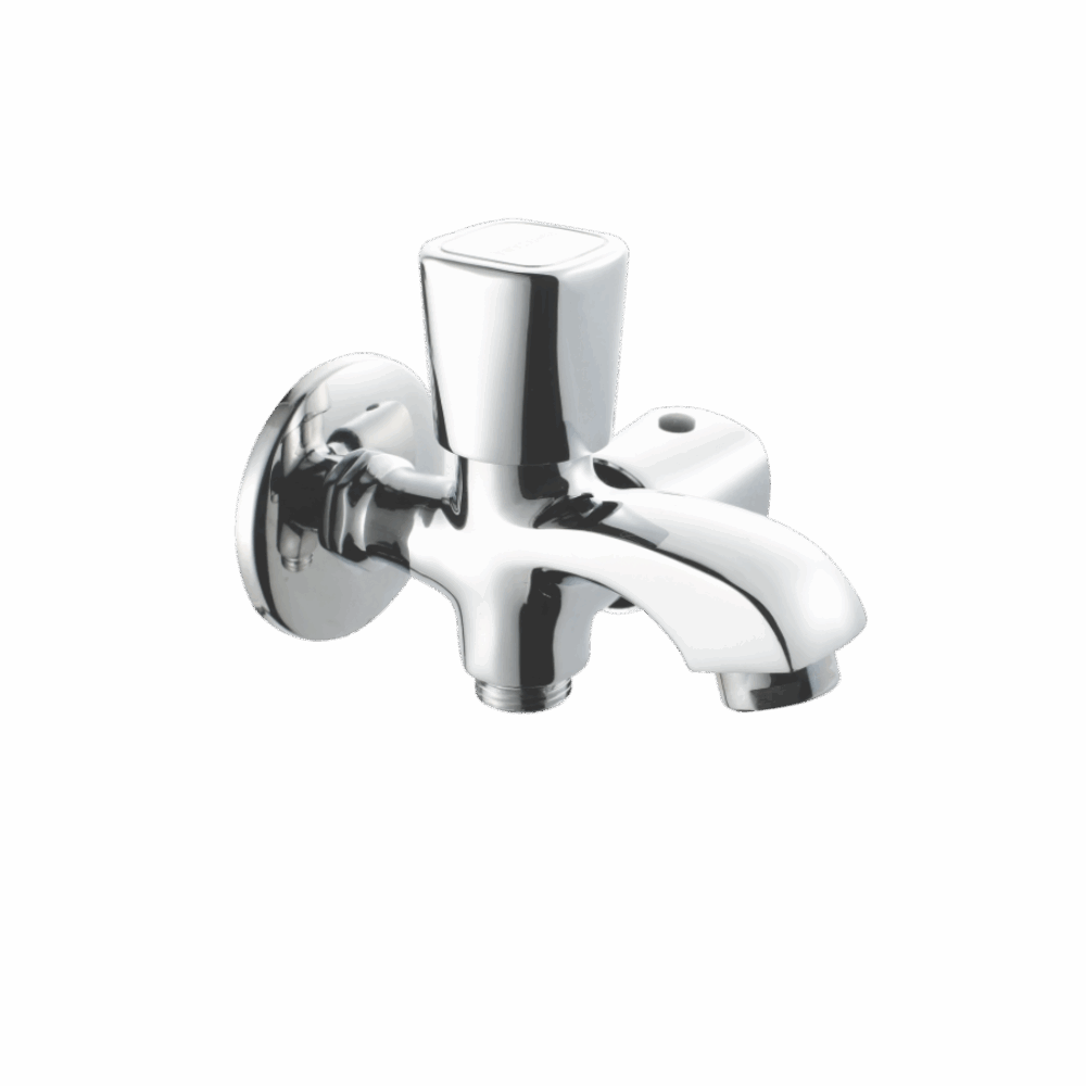 Bib Cock- 2 way with Wall Flange