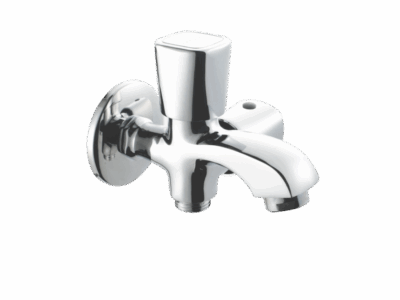 Bib Cock- 2 way with Wall Flange