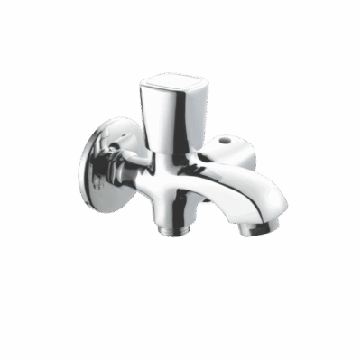 Bib Cock- 2 way with Wall Flange