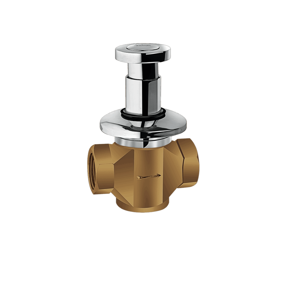 Flush Cock 25 mm-Push Type Spring Loaded