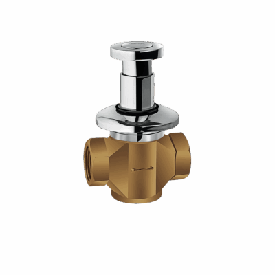 Flush Cock 25 mm-Push Type Spring Loaded
