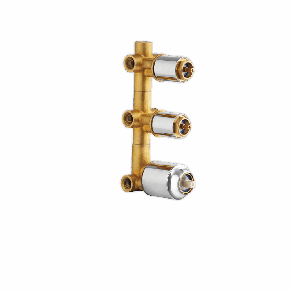 Concealed Body 4 Way Single Lever Divertor