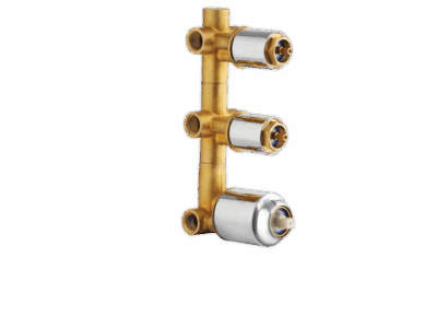 Concealed Body 4 Way Single Lever Divertor