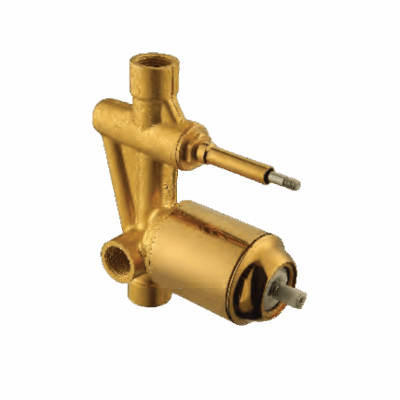 Divertor Hi-Flow Body With PVD Sleeve (Gold)