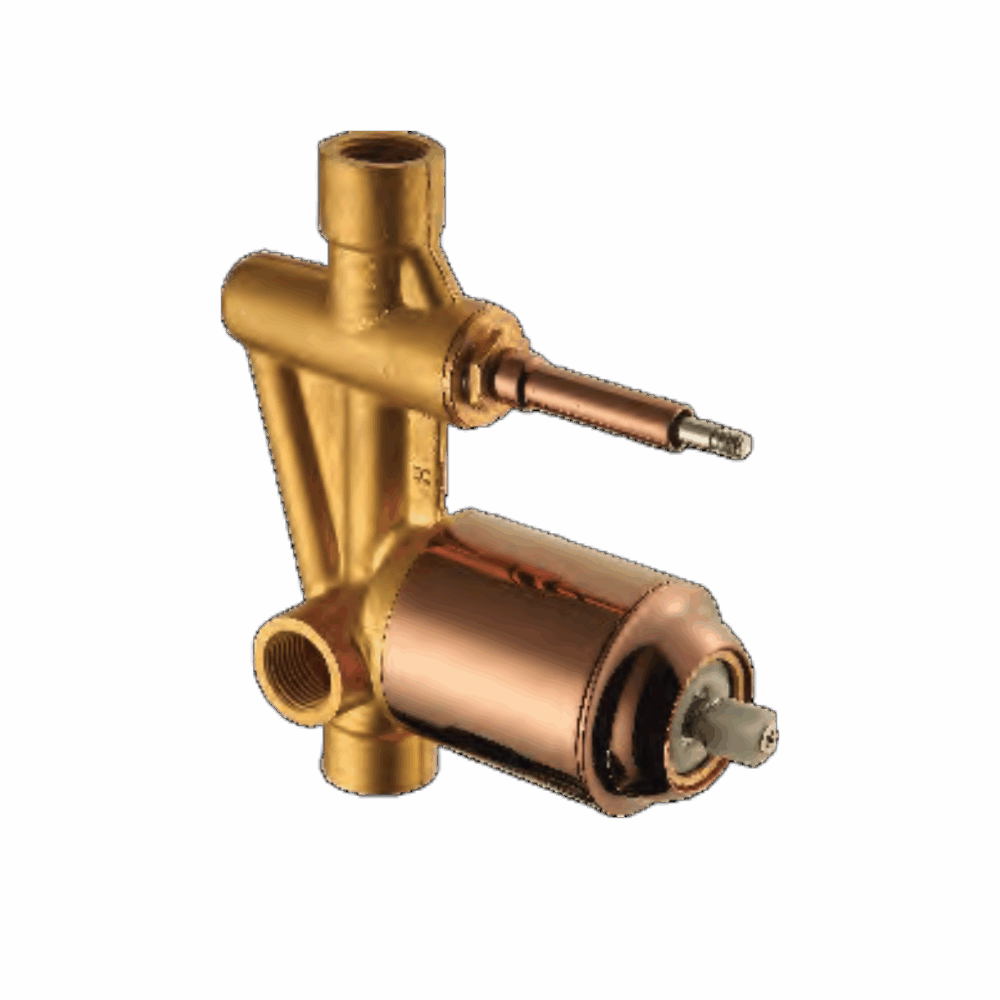 Divertor Hi-Flow Body With PVD Sleeve (Rose Gold)