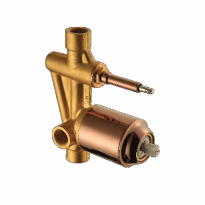 Divertor Hi-Flow Body With PVD Sleeve (Rose Gold)