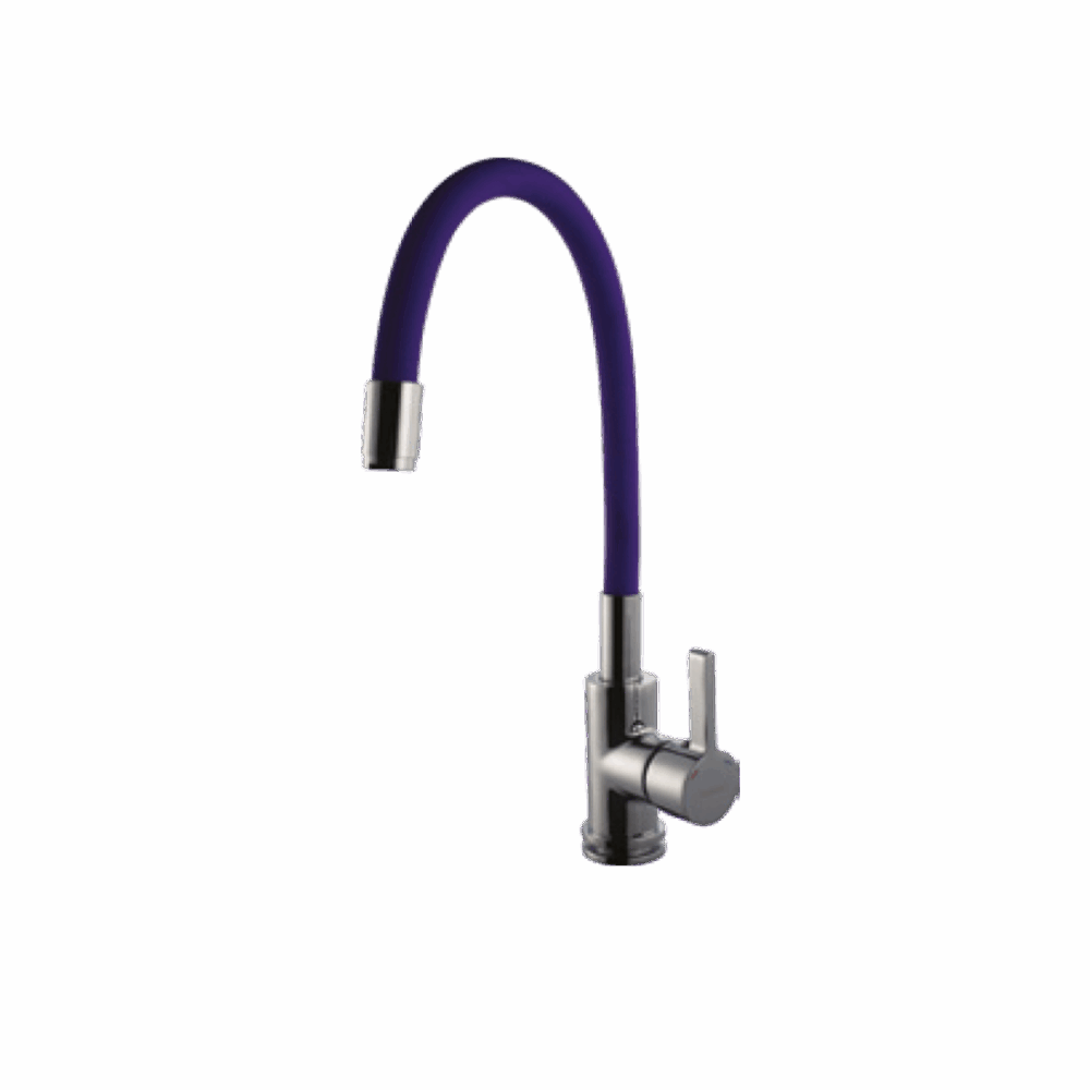 Sink Cock With Flexible Spout (Purple)