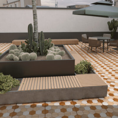 DURASTONE hexon brown