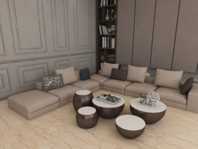 ENORME IMP CLARA BOTTICHINO BEIGE Carving