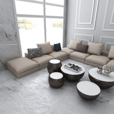 ENORME IMP SLONE LIGHT GREY Carving